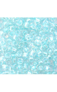 Miyuki rocailles Perlen 8/0 - Fancy lined soft aqua 8-3638
